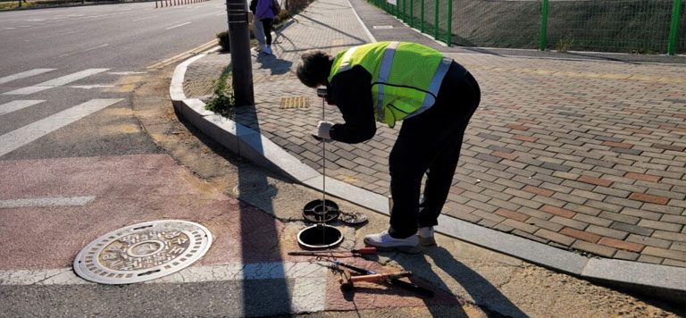 주·야간 노면청음 누수탐사